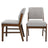 Caldwell Dining Chair | Light Grey Textured Boucle Modern Rustic Design | Ashcroft Imports Furniture