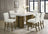 Capri20 - (GENUINE MARBLE) Counter Height Table & 6-Chairs