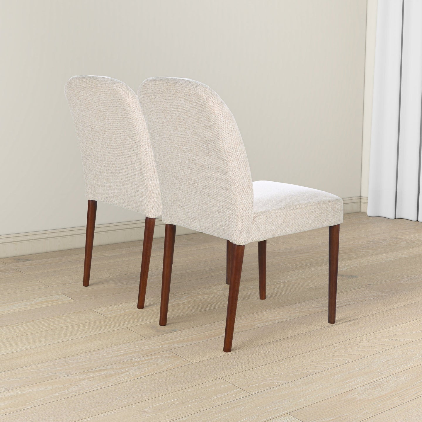 Capri Modern Dining Chair | Fashionable Performance Fabric & Solid Wood Frame | Ashcroft Imports Furniture