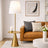 Celestial Modern Floor Lamp with Brass Accent Table | Ashcroft Imports Furniture