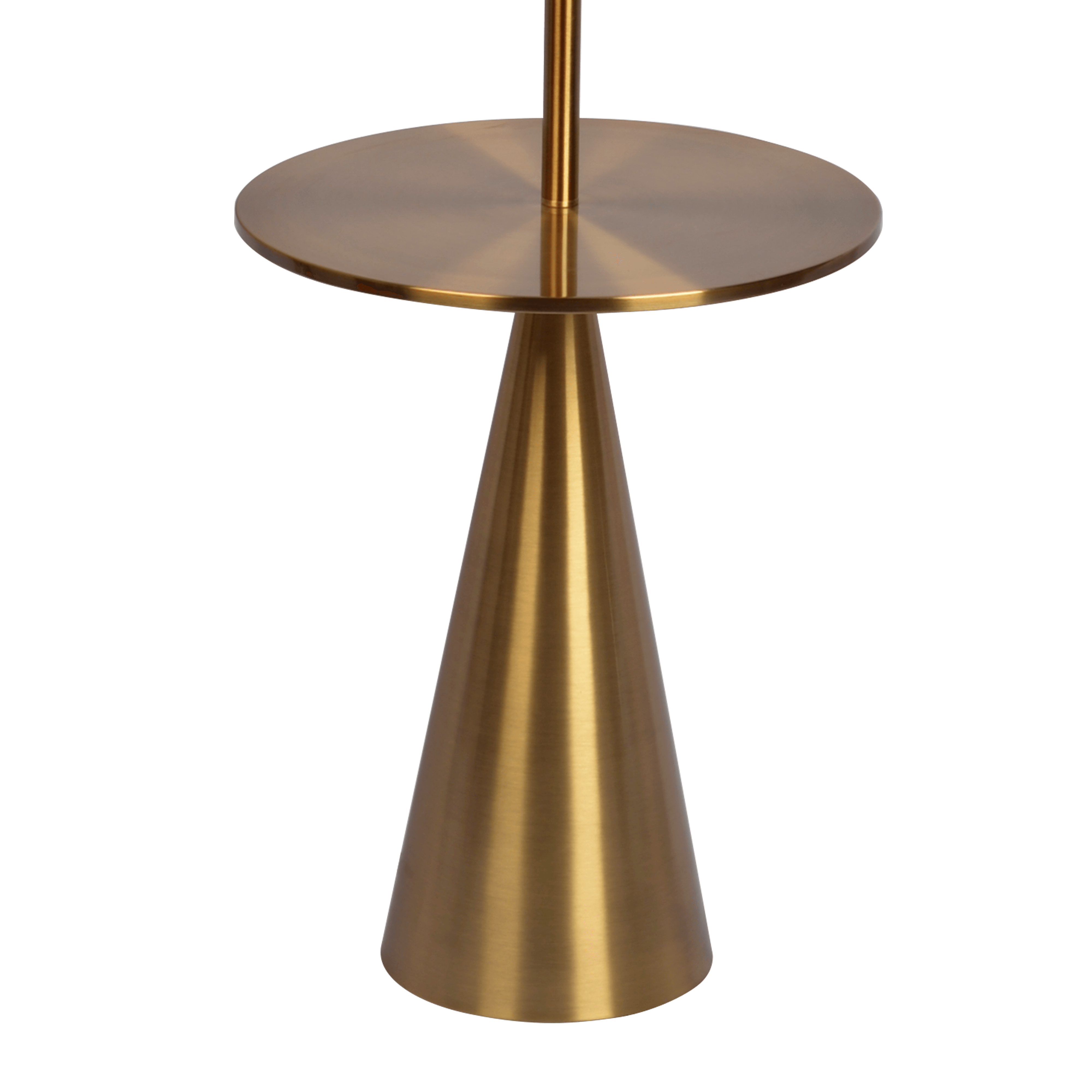 Celestial Modern Floor Lamp with Brass Accent Table | Ashcroft Imports Furniture