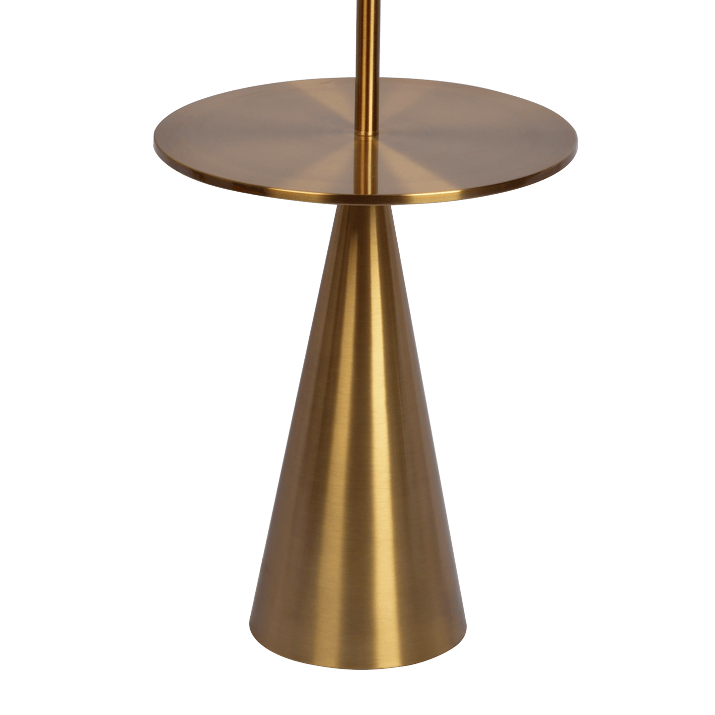 Celestial Modern Floor Lamp with Brass Accent Table | Ashcroft Imports Furniture