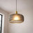 Dune Pendant Lamp | Black Sprayed Finish & Gold Accents