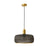 Dune Pendant Lamp | Black Sprayed Finish & Gold Accents