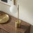 Ethereal Modern Brass Globe Table Lamp | White Glass Orb & Brushed Gold Base | Ashcroft Imports Furniture