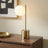Ethereal Modern Brass Globe Table Lamp | White Glass Orb & Brushed Gold Base | Ashcroft Imports Furniture