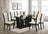 Florida - White Dining Table + 6 Chair Set