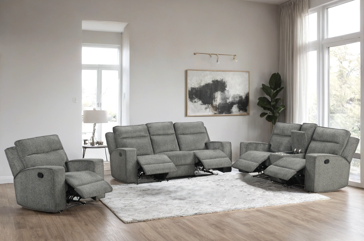 Hudson 3PC Reclining Set