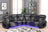IBIZA POWER/POWER  Black Reclining Sectional