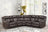 Jacob2 Espresso - Reclining Sectional
