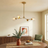 Jewel Chandelier | Linear Modern Farmhouse & Clear Glass