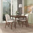 Kaitlyn Beige Fabric Dining Chair (Set Of 2)