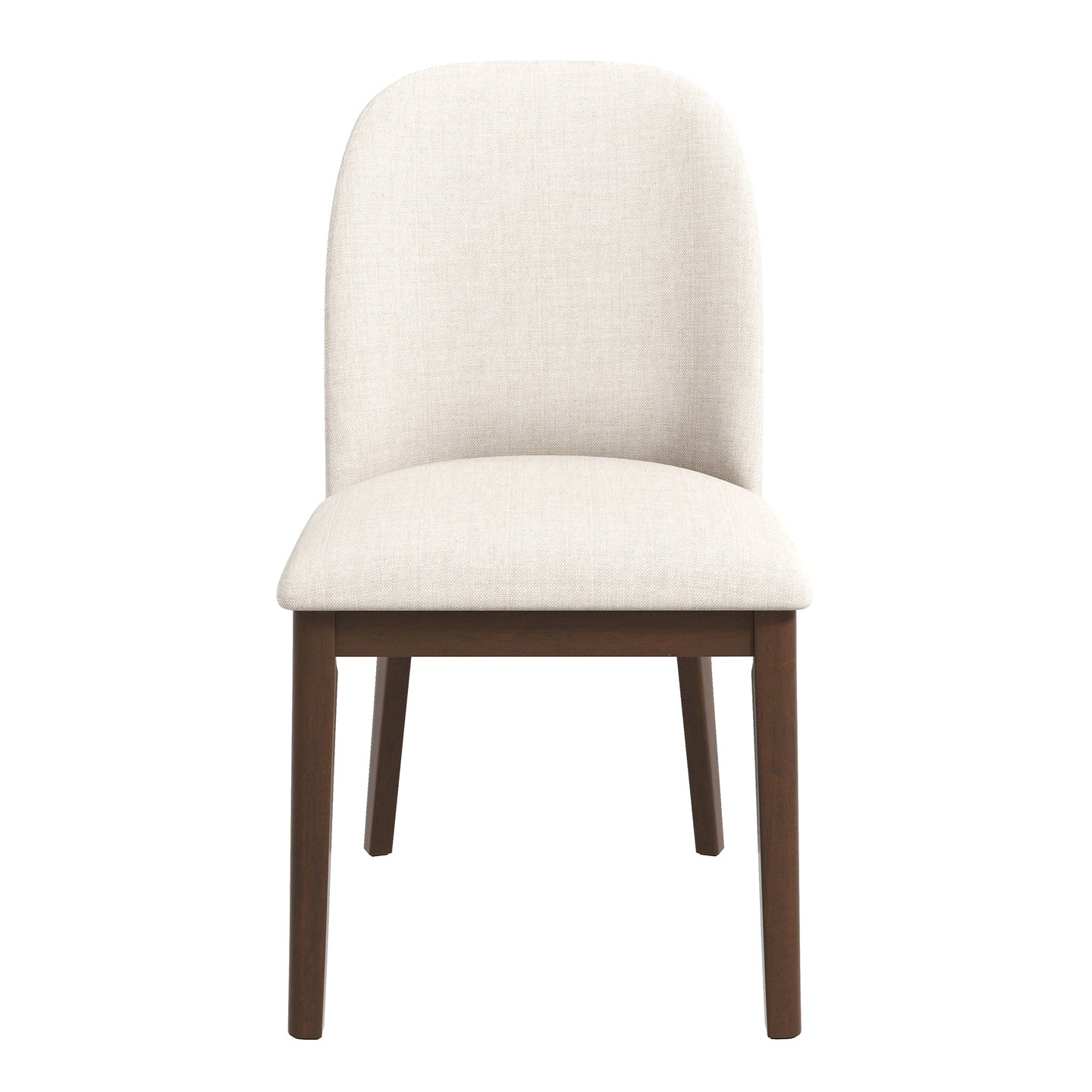 Kaitlyn Beige Fabric Dining Chair (Set Of 2)