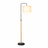 Lior Floor Lamp | Wooden Pole & White Drum Shade