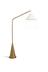 Lisbon Floor Lamp | Hanging White Shade & Coned Base