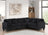 Logan2 Onyx - Reversible Sectional