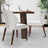 Luca Light Grey Fabric Dining Chair (Set Of 2)