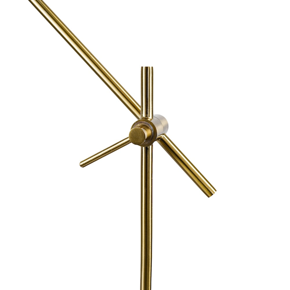 Lumora Table Lamp | Adjustable Black & Gold Desk Lighting