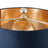Lustrous Table Lamp - Black outer and Gold inner