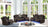 Luz Brown - 3PC Reclining Set