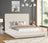 Mariah Beige Platform Bed - Queen, King