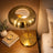 Metro Table Lamp | Luxurious Gold & Crisp White