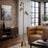 Lumina Brassed Gold Floor Lamp with Rotary Switch Triple Spots Metal Cone Base