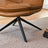 Oakland Cognac Vegan Leather Swivel Chair - Ashcroft Furniture