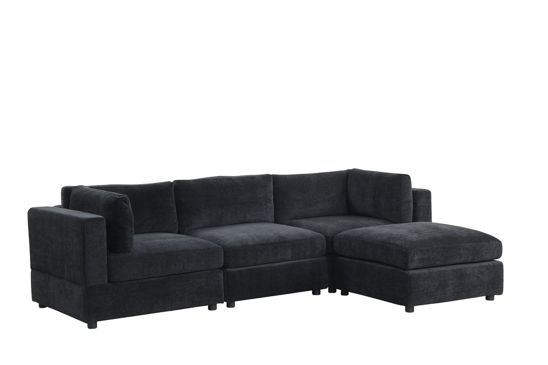 Milan Black Modular Sectional **NEW ARRIVAL**
