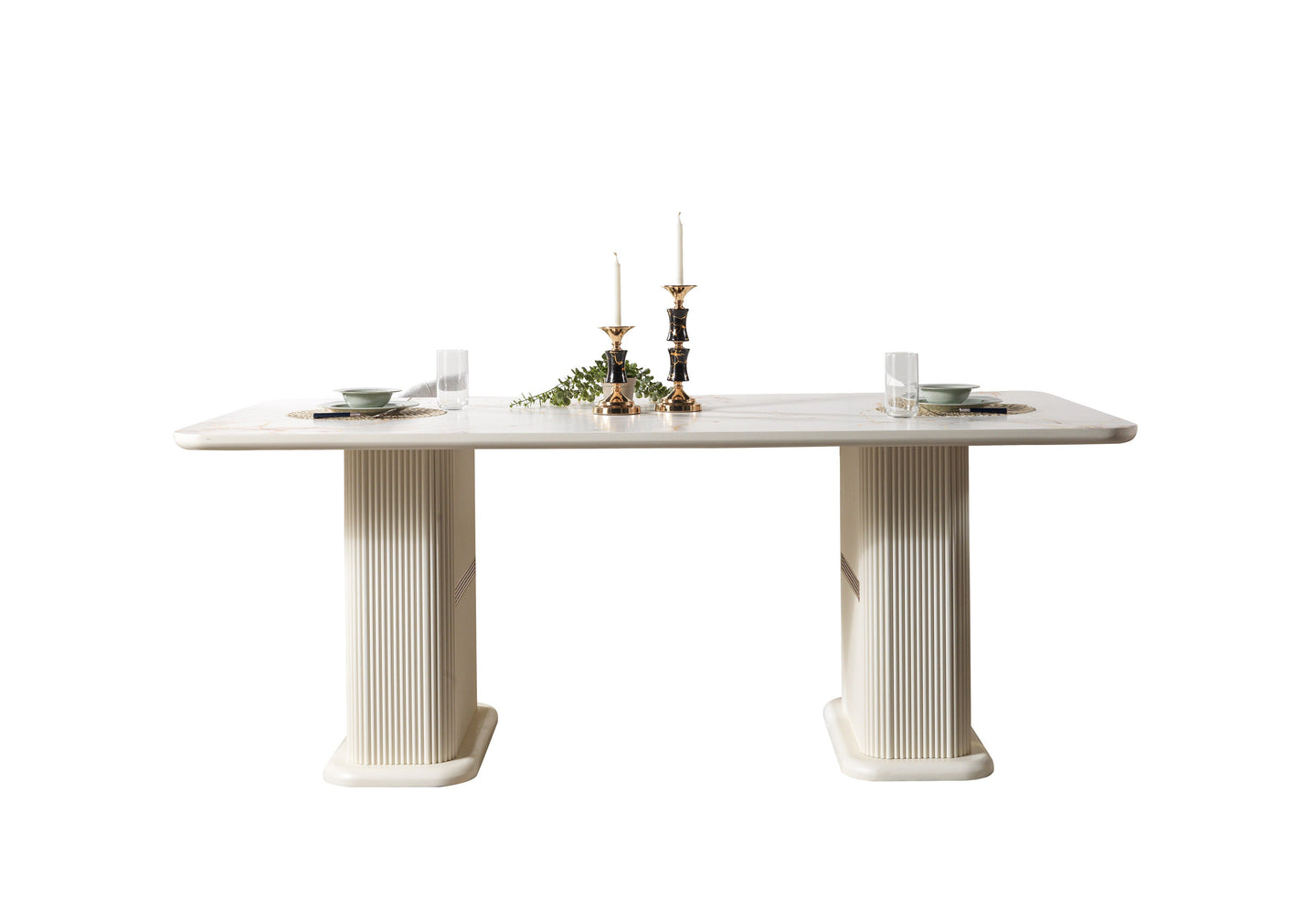 Santana Ivory 7-Piece Dining Set