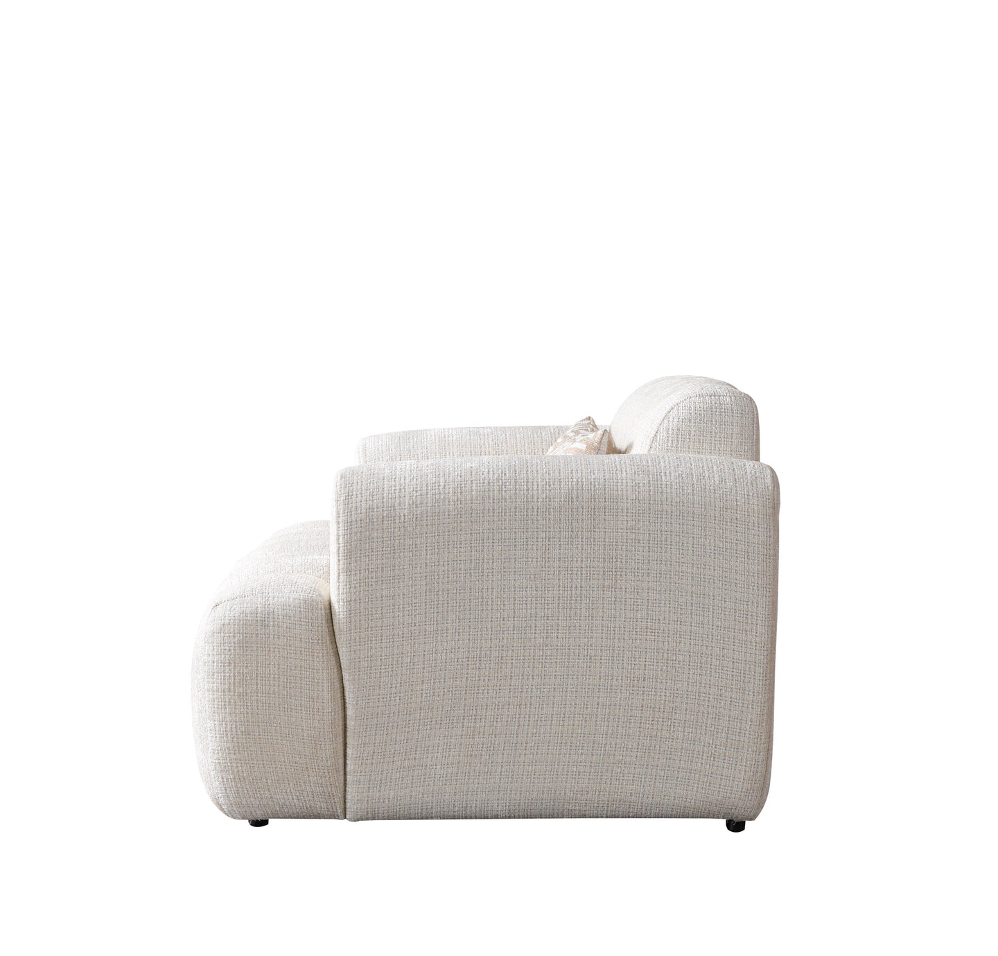 Yulia Ivory Boucle Chair