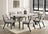 Parker20 - (GENUINE MARBLE) Table & 6-Chairs **NEW ARRIVAL**