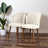 Parsons Beige Velvet Dining Chair - Set of 2
