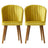 Parsons Gold Velvet Dining Chair - Set of 2