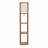 Pinnacle Shelf Floor Lamp | Natural Wood with Long Shade | Ashcroft Imports Furniture
