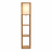 Pinnacle Shelf Floor Lamp | Natural Wood with Long Shade | Ashcroft Imports Furniture