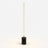 Prism LED Floor Lamp | Brassed Gold & Faux Marble Base