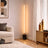 Prism LED Floor Lamp | Brassed Gold & Faux Marble Base