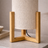 Rayna Table Lamp | Oak Finish & Natural Cylindrical Shade