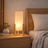Rayna Table Lamp | Oak Finish & Natural Cylindrical Shade