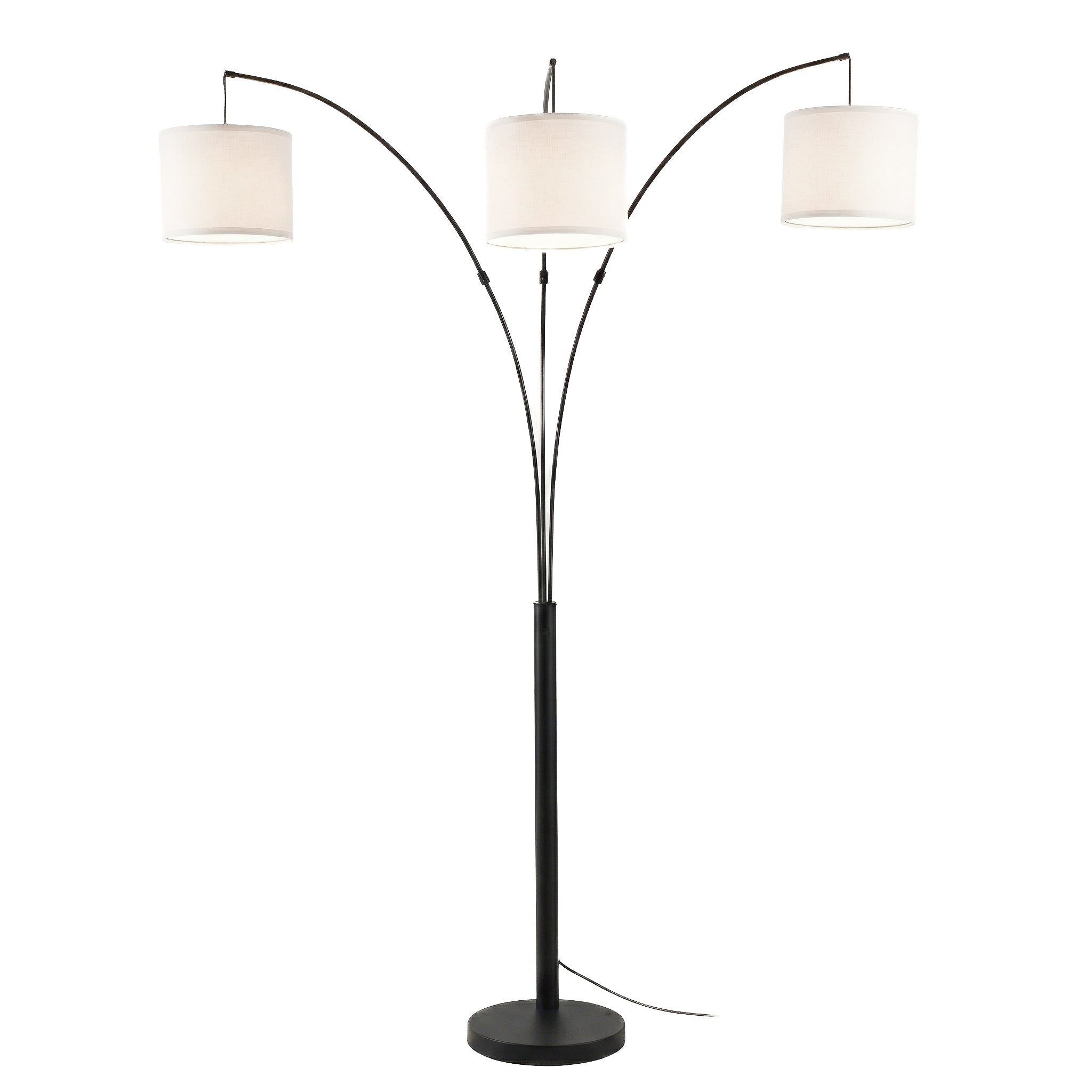 Royal 3-Arm Metal Arc Floor Lamp | Oil Rubbed Bronze | Ashcroft Imports Furniture
