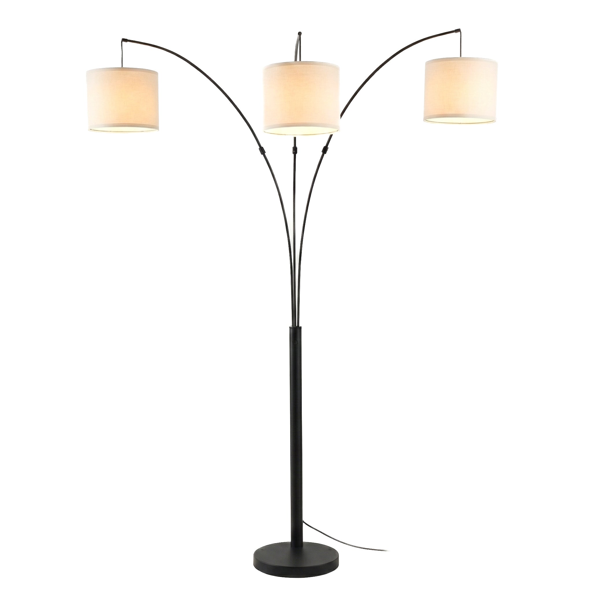Royal 3-Arm Metal Arc Floor Lamp | Oil Rubbed Bronze | Ashcroft Imports Furniture