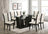 Florida - White Dining Table + 6 Chair Set