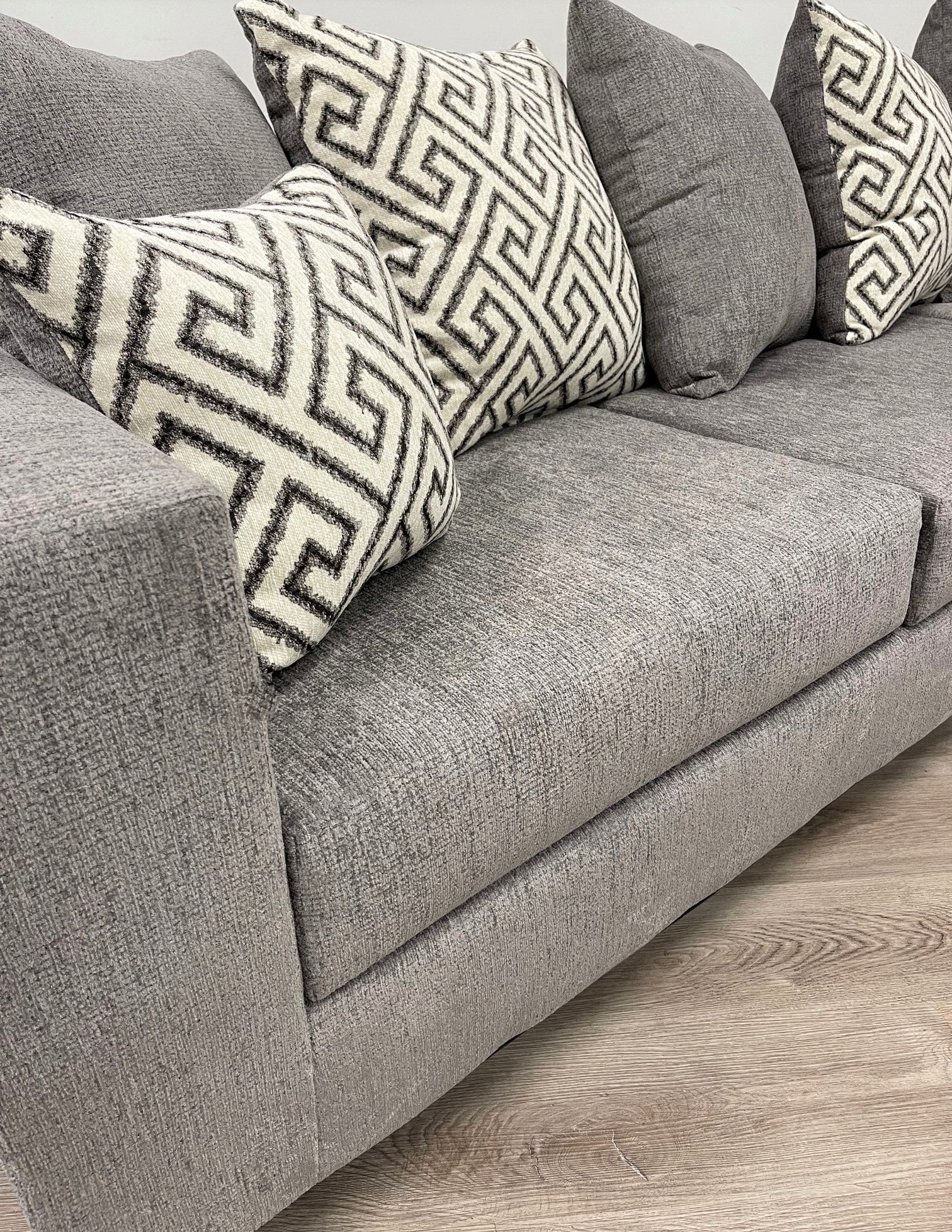 110 - Smoke Sectional **ON SALE**