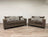 110 - Mocha Sofa & Loveseat