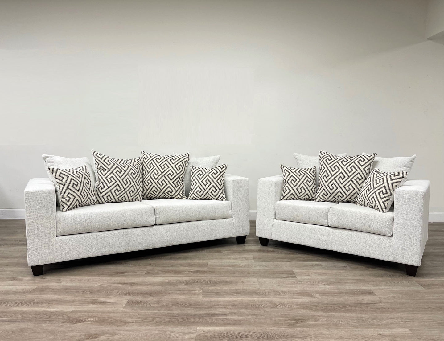110 - Stone Sofa & Loveseat