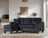 Cris Black - Reversible Sectional
