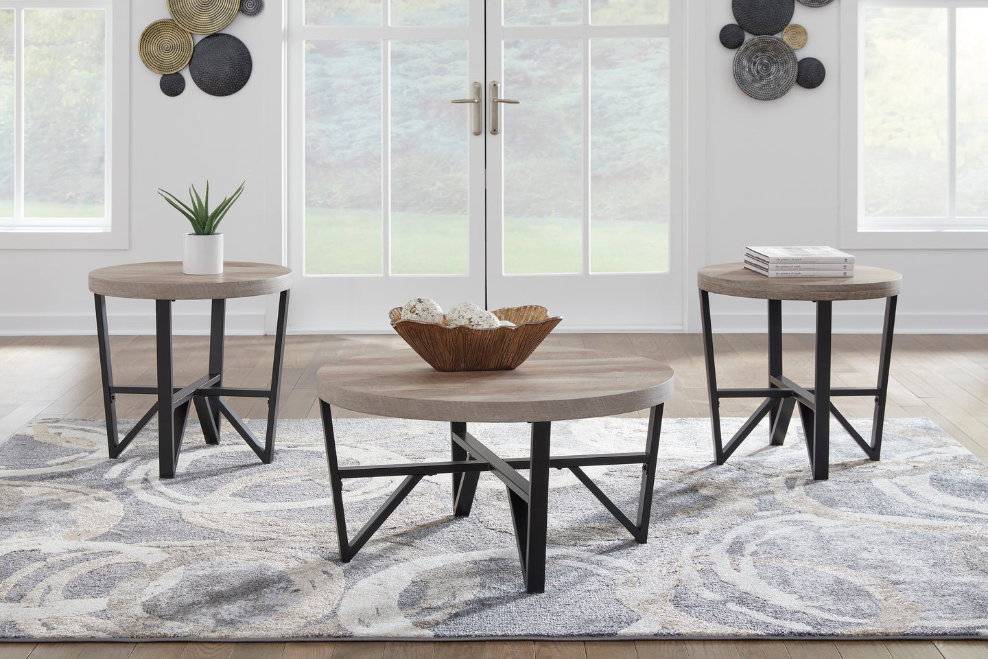 Ashley T235-13 Occasional Table Set