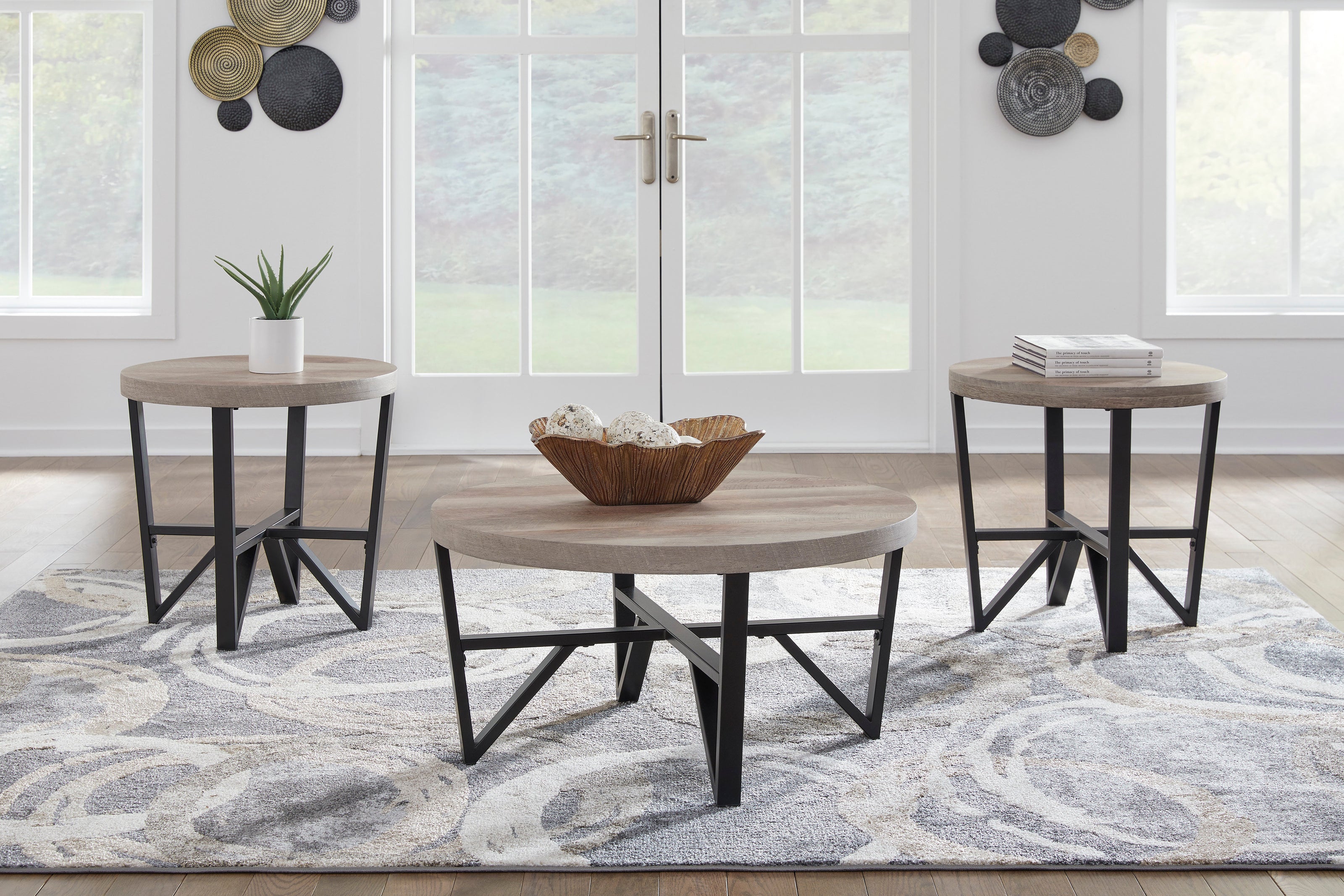 Ashley T235-13 Occasional Table Set