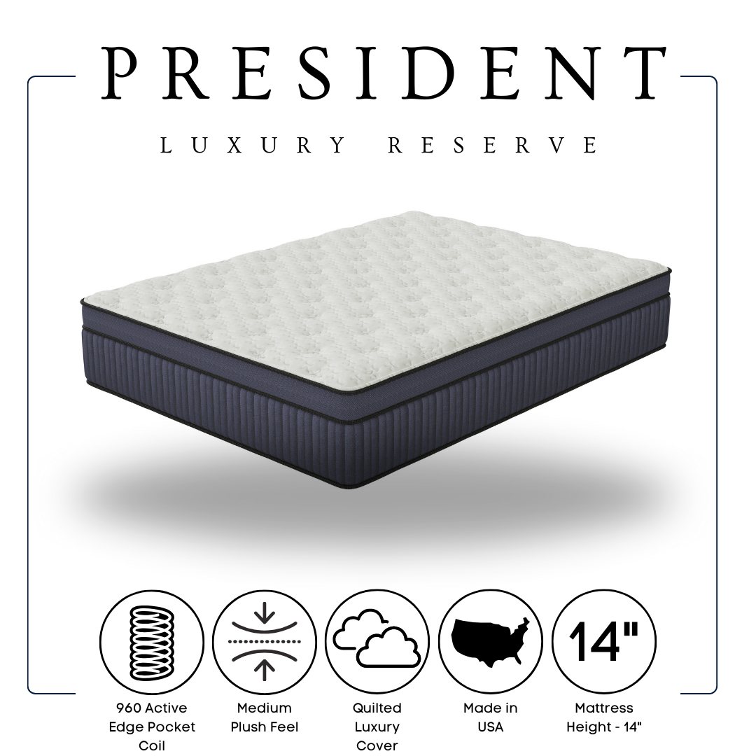 PRESIDENT - 14" Hybrid - Queen, King